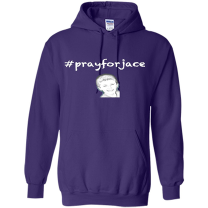 Pray for Jace T-shirt Purple