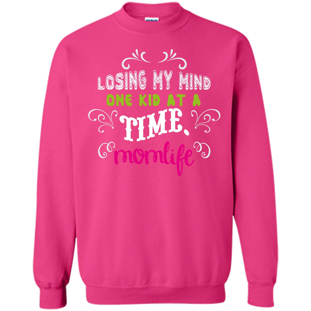 Mommy T-shirt Losing My Mind One Kid At A Time MomLife Heliconia