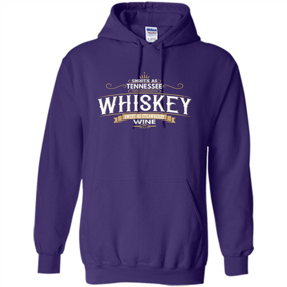 Smooth As Tennessee Whiskey Sweet As Strawberry Wine T-shirts Purple