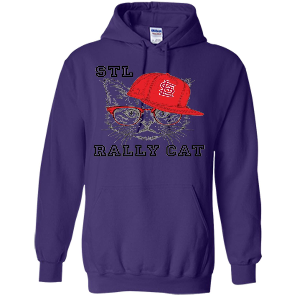 STL Rally Cat T-Shirt Saint Louis Rally Cat T-shirt Purple
