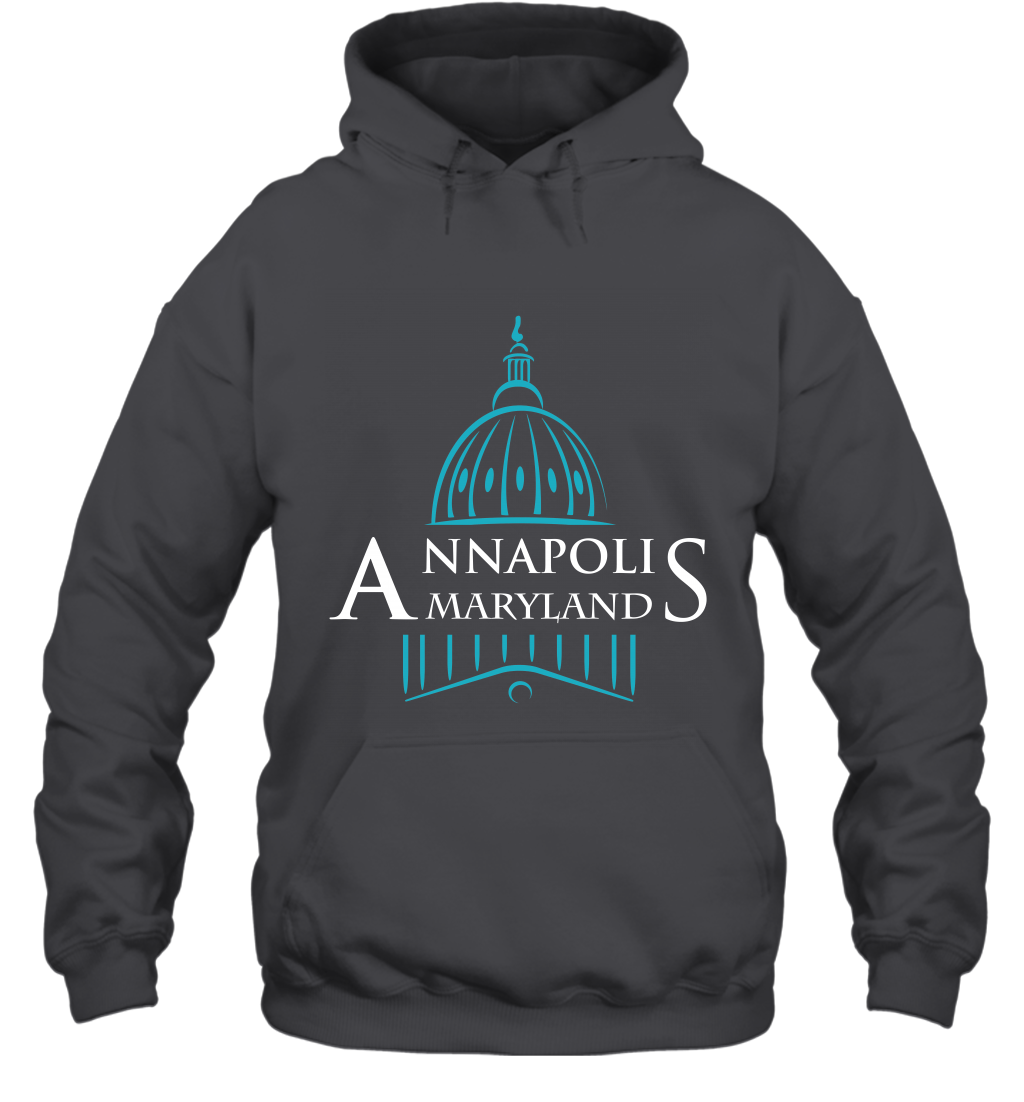 Anna Polis Maryland Shirt Hoodie Hoodie Dark Heather