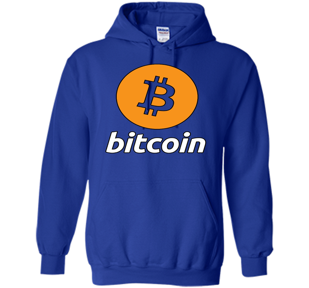Bitcoin Logo Cryptocurrency BTC T-shirt Royal