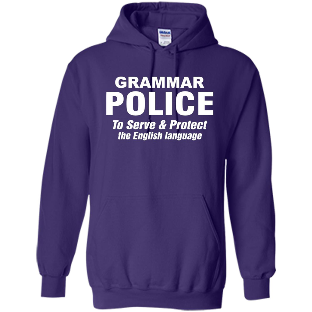 Grammar Police To Serve and Protect The English Language T-shirt