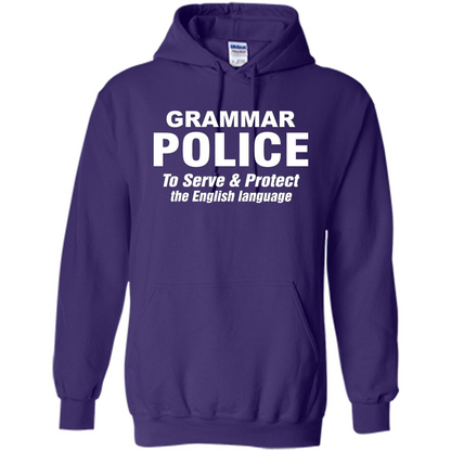 Grammar Police To Serve and Protect The English Language T-shirt