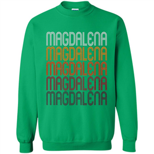 Magdalena Retro Wordmark Pattern T-shirt