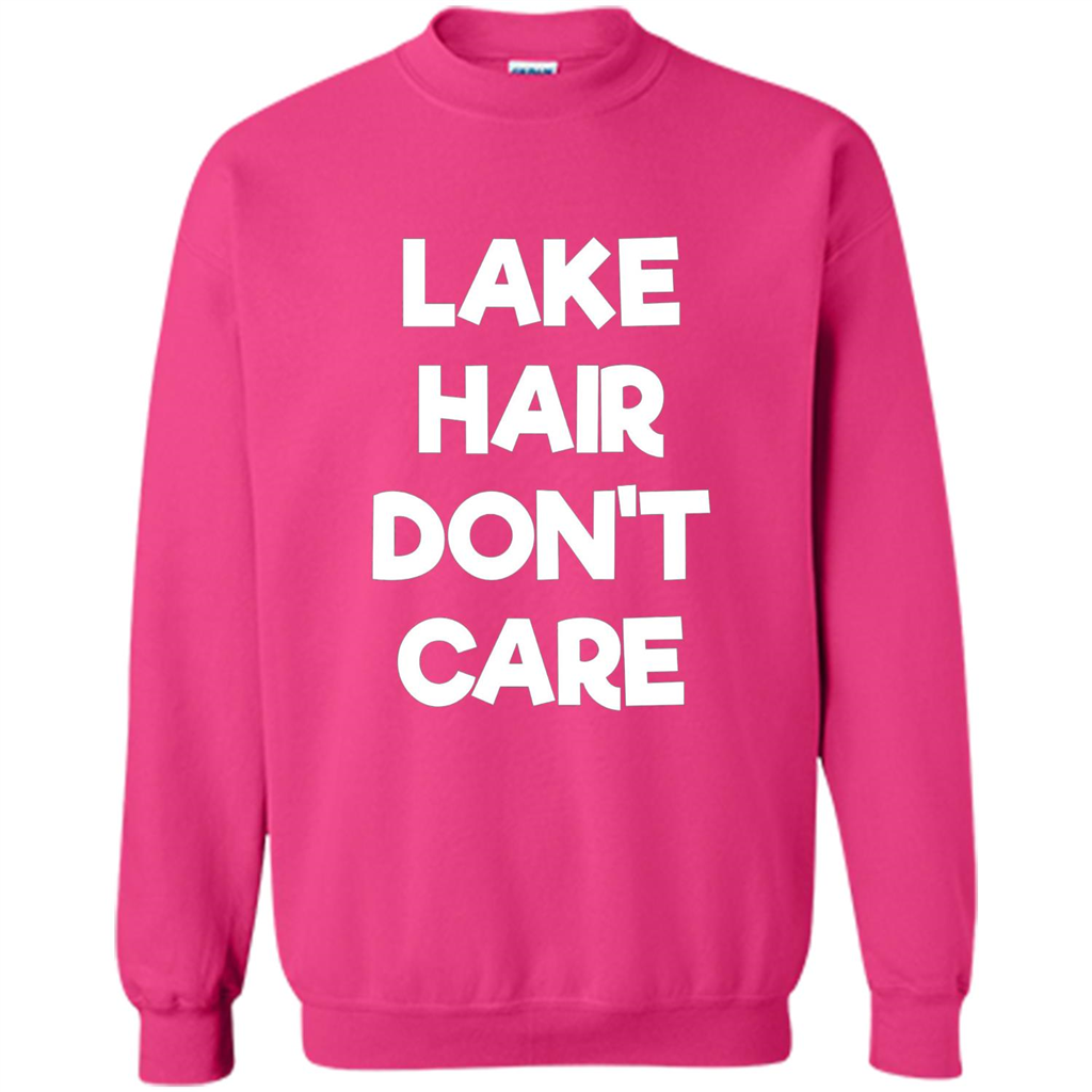 Lake Hair Don't Care T-shirt Heliconia