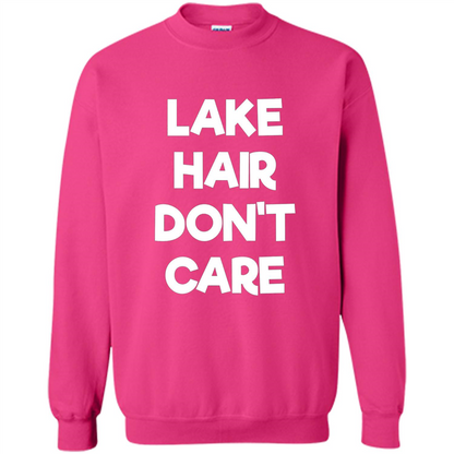 Lake Hair Don't Care T-shirt Heliconia