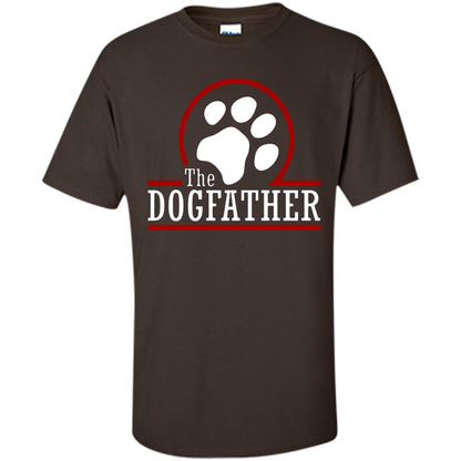 Love Dog T-Shirt The Dogfather Dark Chocolate