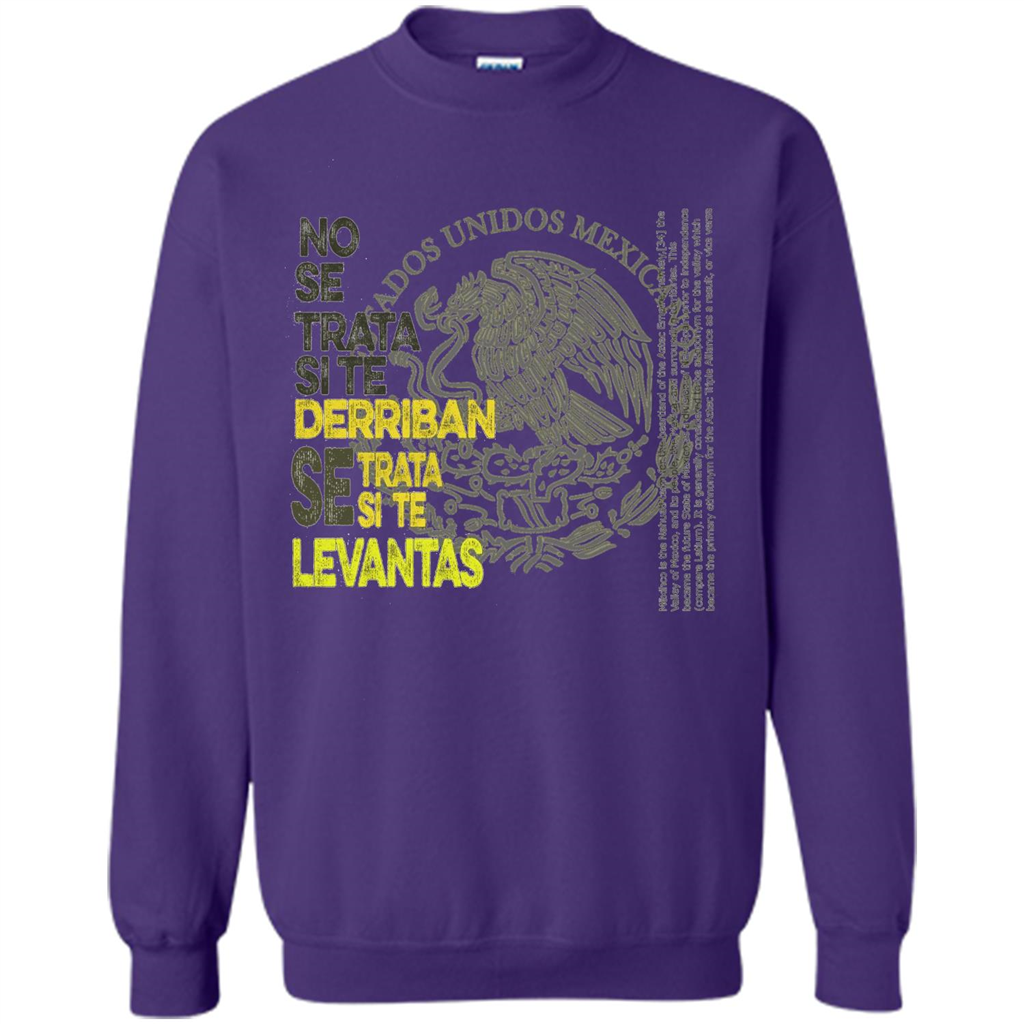 Mexican Pride With A Positive Message T-Shirt Purple