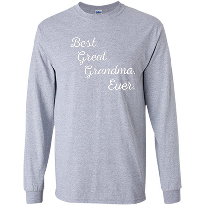 Best Great Grandma Ever T-shirt