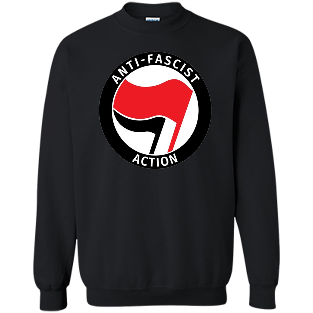 Anti - Fascist Action T-shirt Black