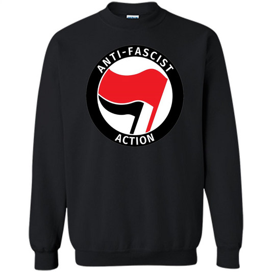 Anti - Fascist Action T-shirt Black