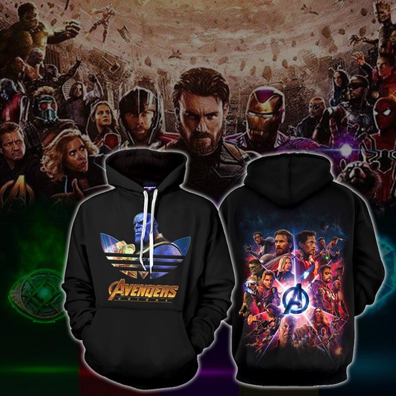 Avengers No Zip Hoodie
