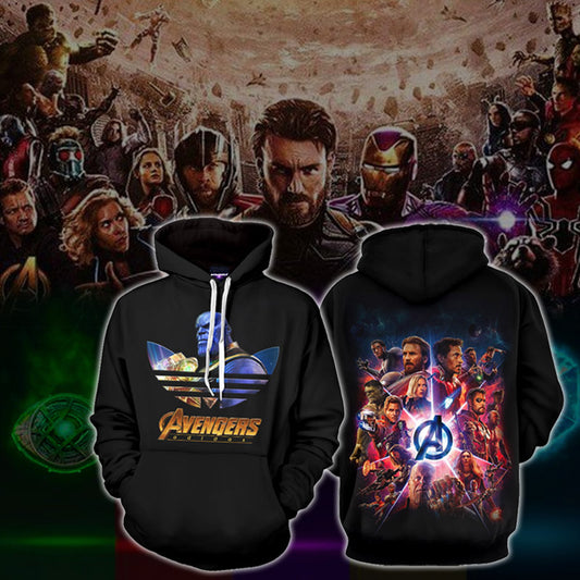 Avengers No Zip Hoodie