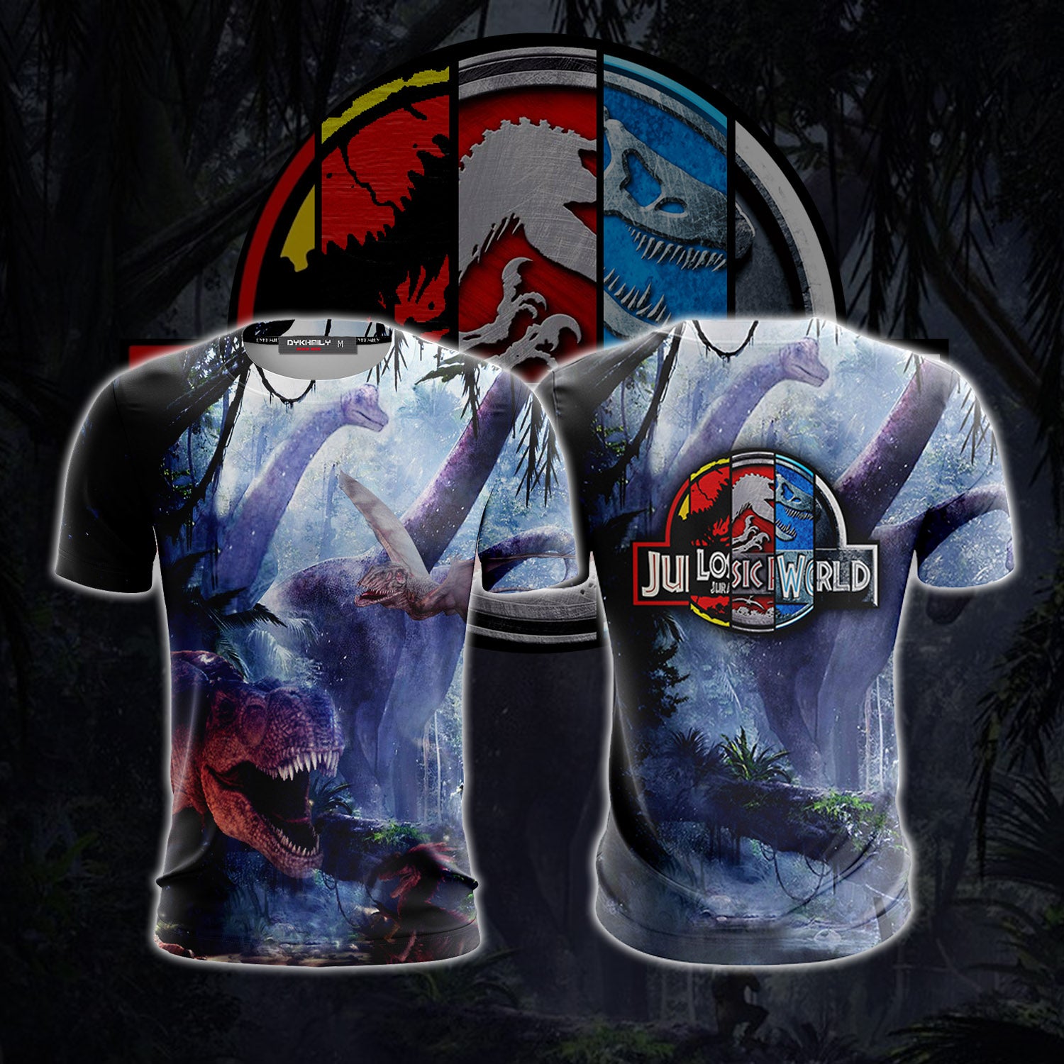 Jurassic World Unisex 3D T-shirt