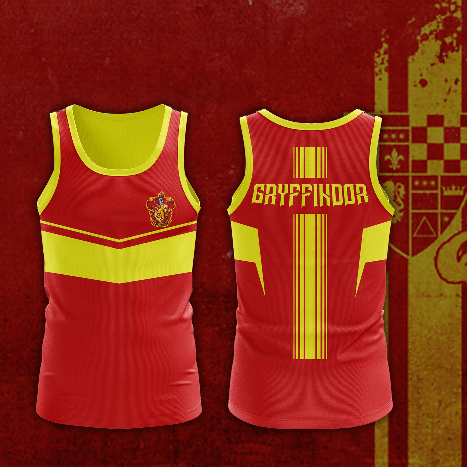 Gryffindor Harry Potter 3D Tank Top