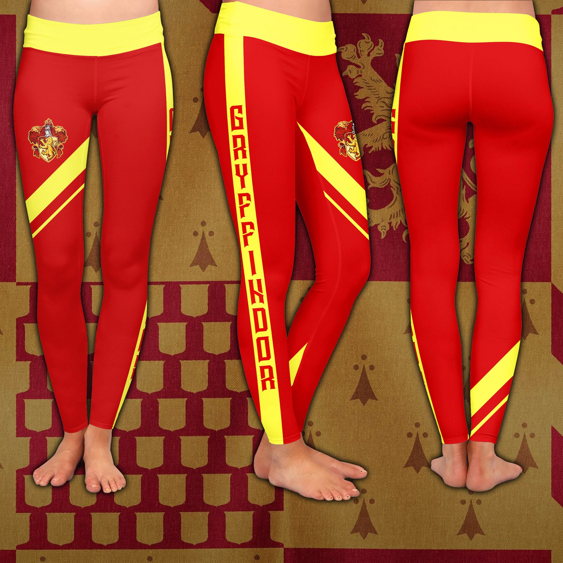 Gryffindor House (Harry Potter) 3D Leggings