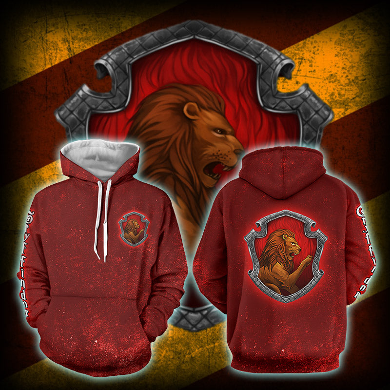 Gryffindor Logo (Harry Potter) 3D Hoodie