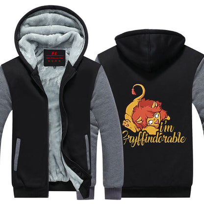 The Gryffindor Lion Harry Potter Winter Zip Hoodies