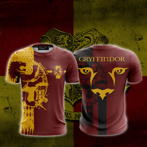 Quidditch Gryffindor Harry Potter New Look Unisex 3D T-shirt