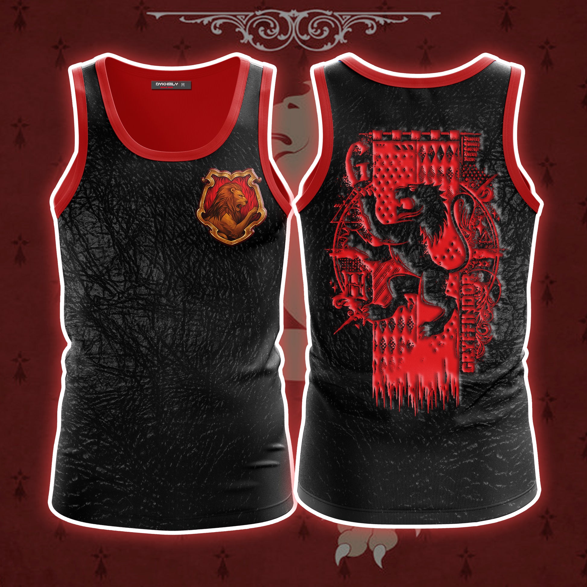 The Gryffindor Lion (Harry Potter) 3D Tank Top