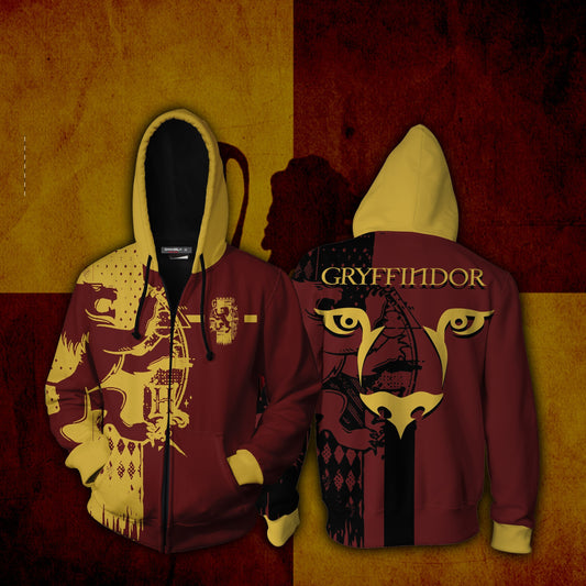 Quidditch Gryffindor Harry Potter New Look Zip Up Hoodie