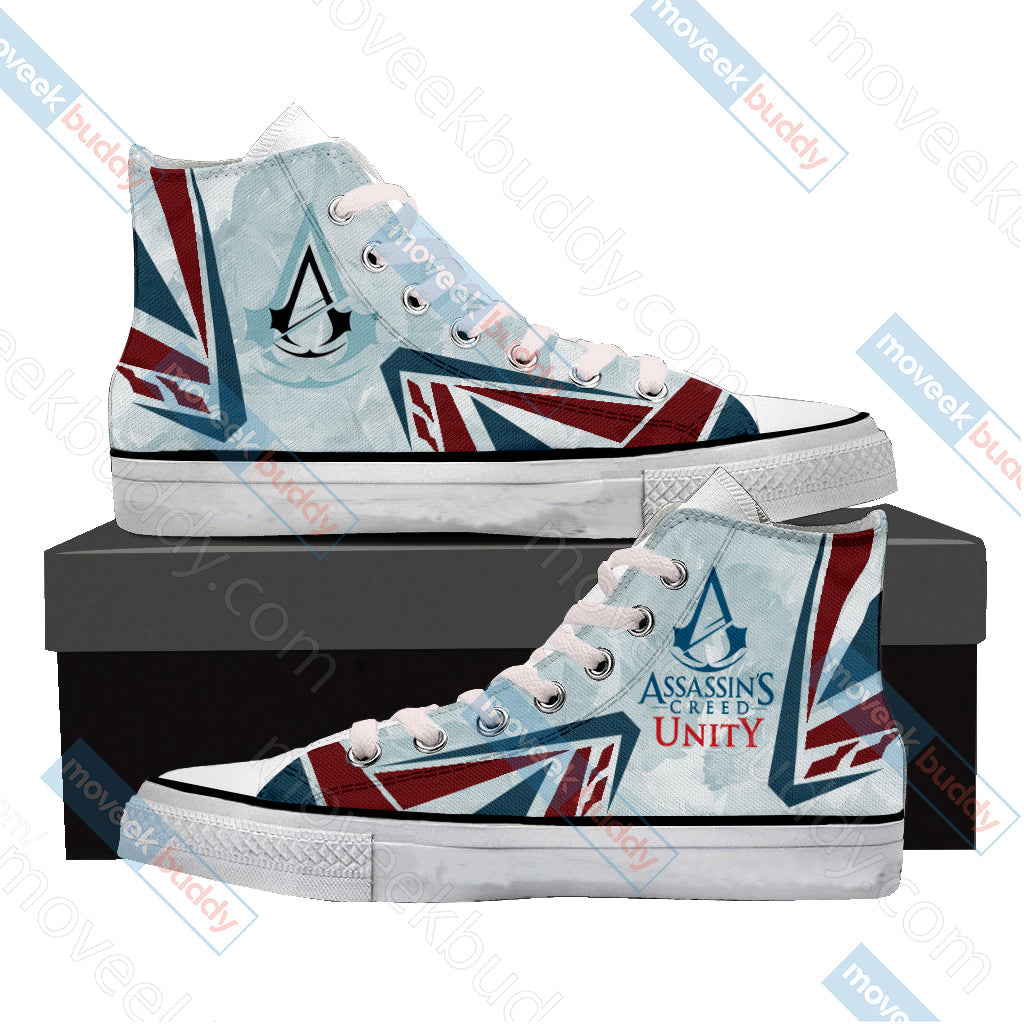 Assassin's Creed Unity Unisex High Top Shoes SIZE 47