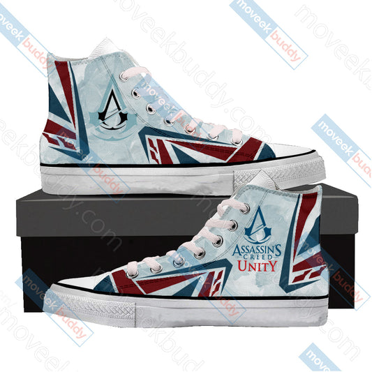 Assassin's Creed Unity Unisex High Top Shoes SIZE 47