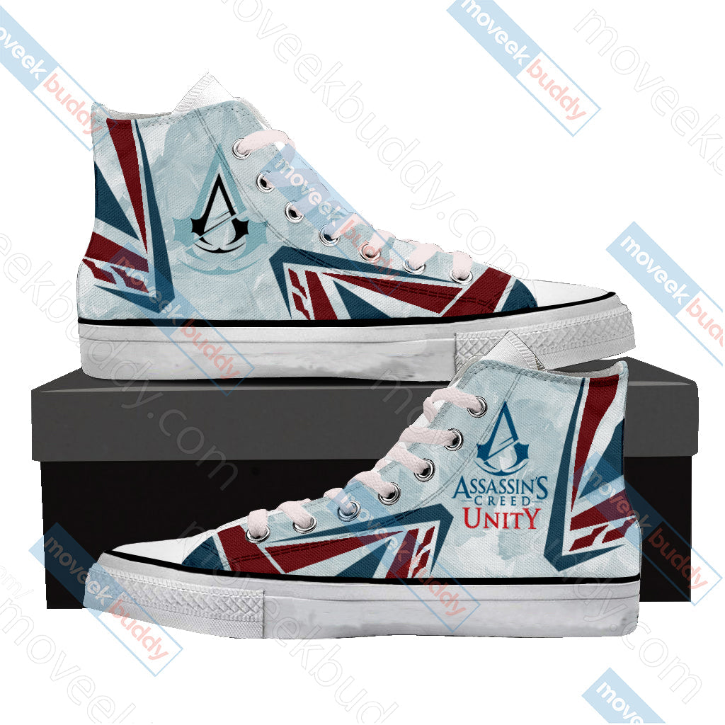 Assassin's Creed Unity Unisex High Top Shoes Men SIZE 36 