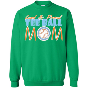 Softball Mommy T-shirt Loud And Proud