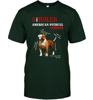 5 For Rules American Pitbull Owners ShirtUnisex Short Sleeve Classic Tee