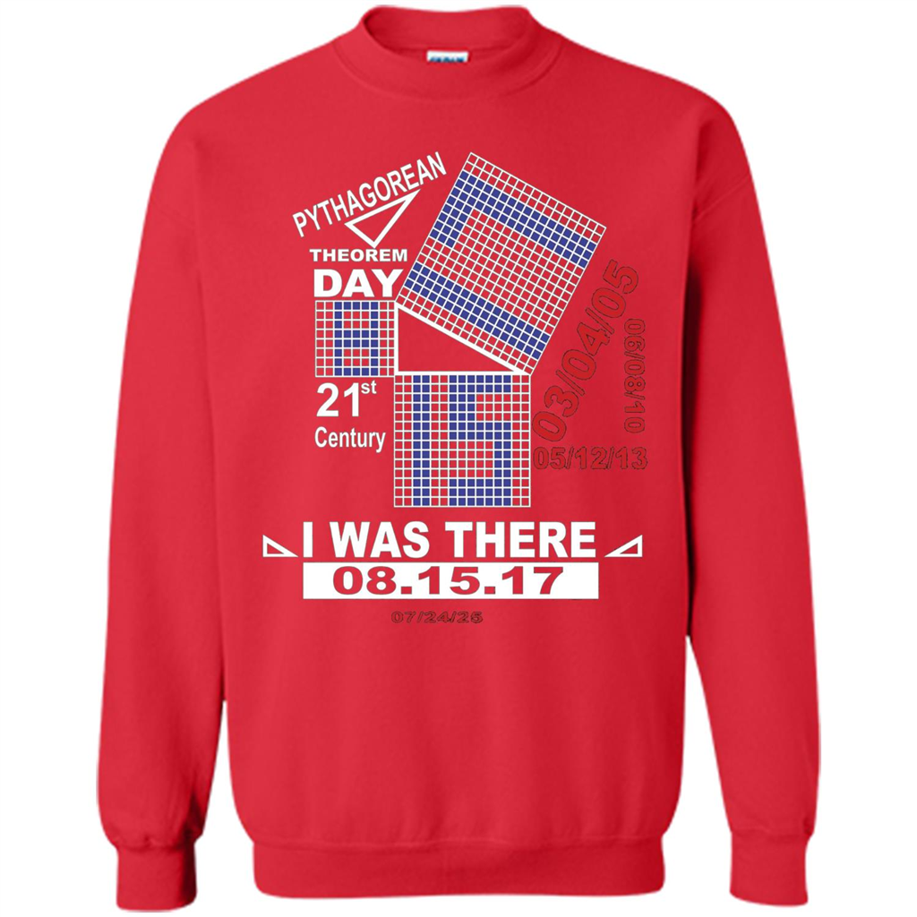 Pythagorean Theorem day T-shirt Red