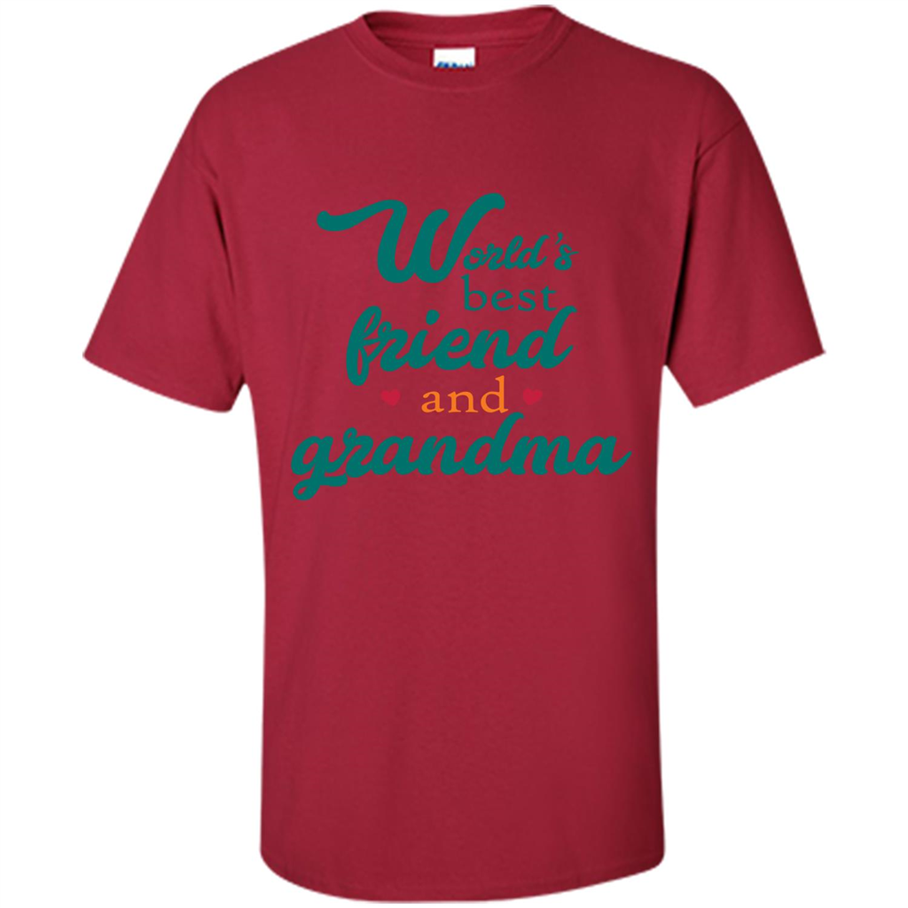 Grandma T-shirt World‰۪s Best Friend And Grandma Cardinal