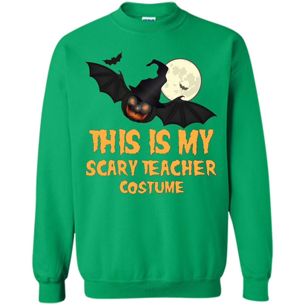 Funny Halloween Teacher T-shirt This is My Scary Teacher Costume Irish Green