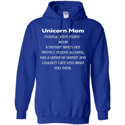 Fun Mom T-shirt - Unicorn Mom Definition Royal