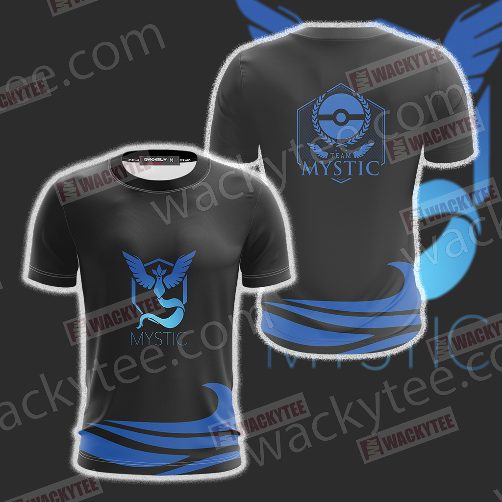 Team Mystic Pokemon Go Unisex 3D T-shirt T-shirt