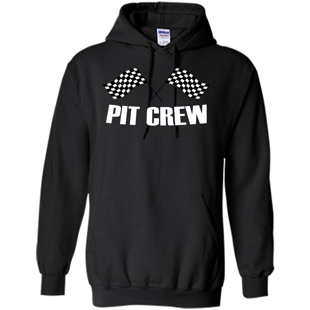 Pit Crew T-shirt for Hosting Race Car Parties Parents Pit Black