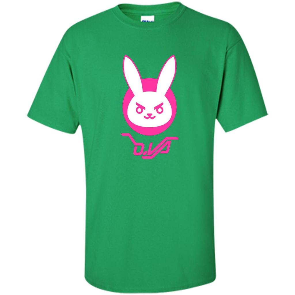 Overwatch D.VA Bunny Spray T-shirt Irish Green