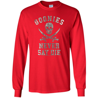 Goonies Never Say Die T-shirt Red