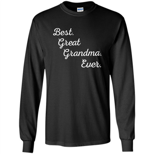 Best Great Grandma Ever T-shirt Orange