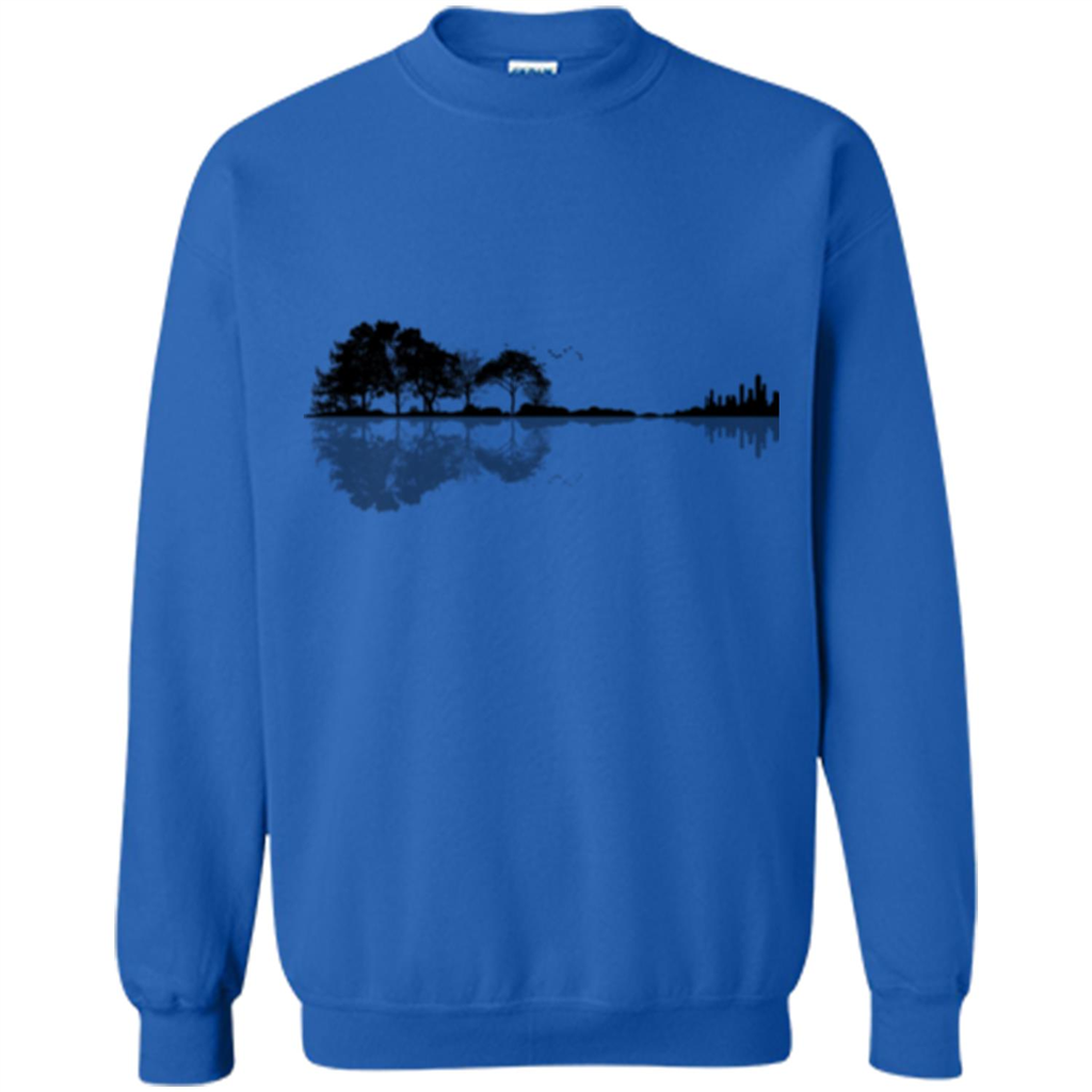 Guitar Lover T-shirt Nature Guitar Royal