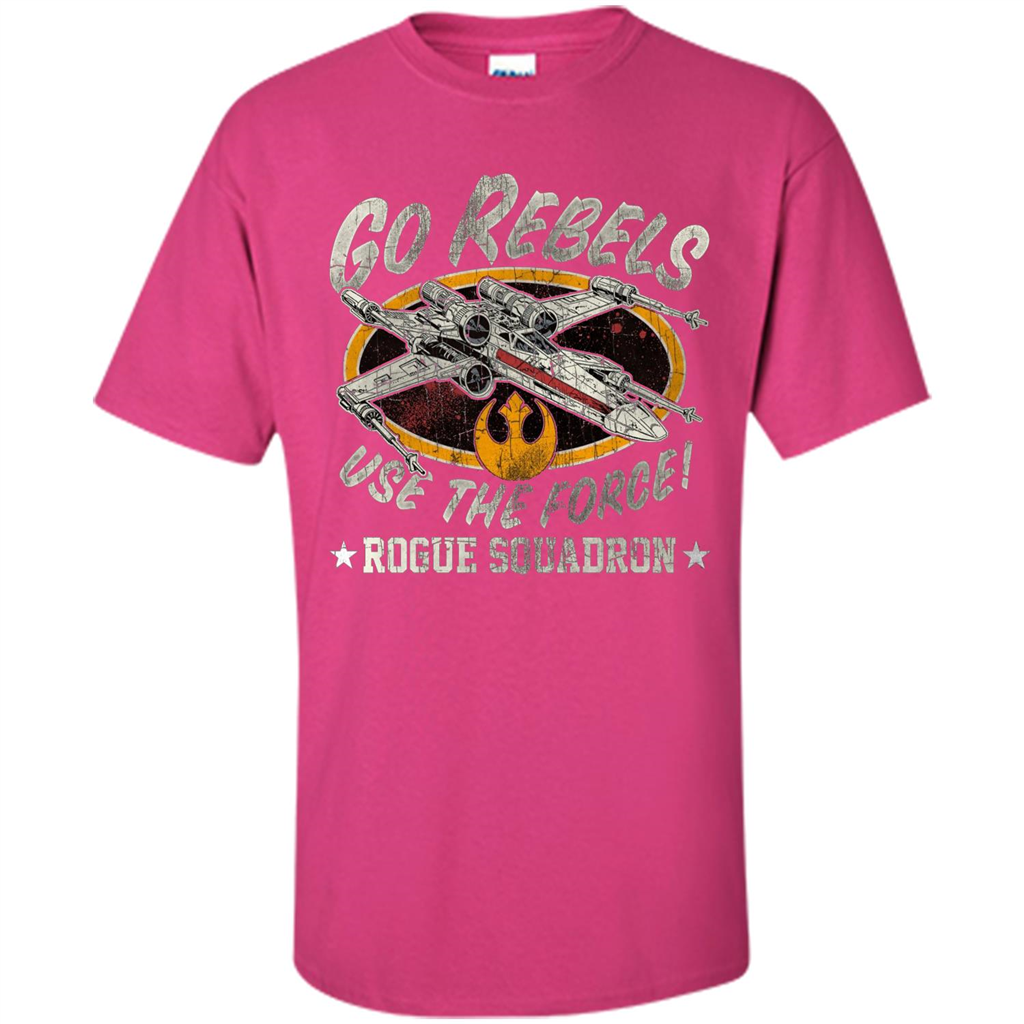 Rogue Squadron Graphic T-shirt Go Rebels Use The Force Heliconia