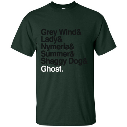 Grey Wind Lady Nymeria Summer Shaggy Dog Ghost Forest Green