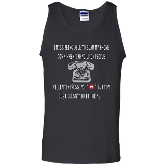 I Miss Being Able To Slam My Phone T-shirt Black