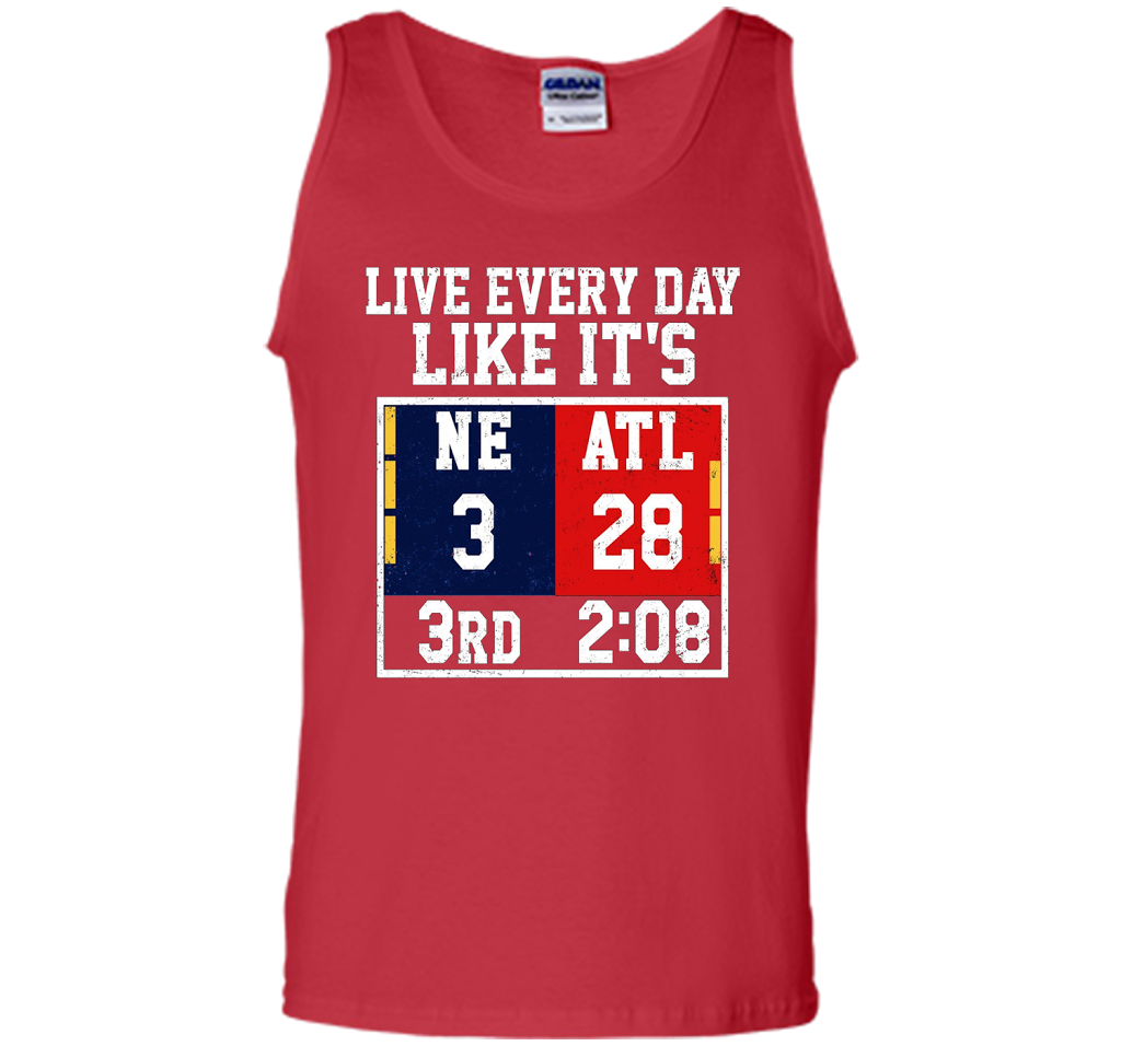 Live Every Day Like It's 3rd 28 T-shirt Red