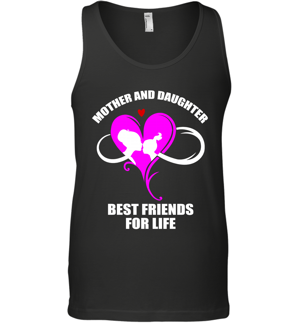 Mother And Daughter Best Friends For Life Shirt Tank Top Black