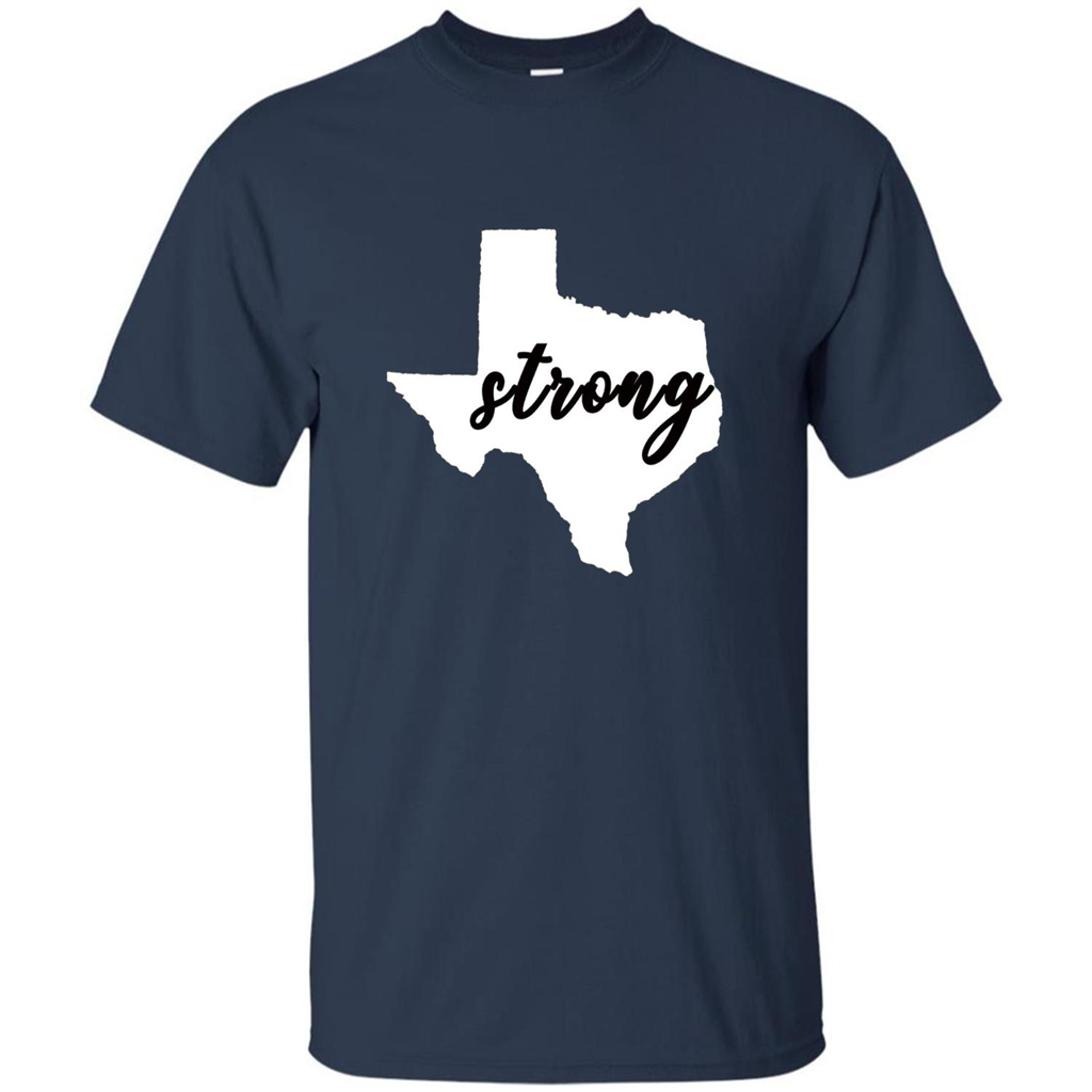 Texas Strong T-Shirt Stand Proud with Texas Navy