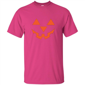 Pumpkin Head Jack O' Lantern Smiling Face Halloween T-shirt