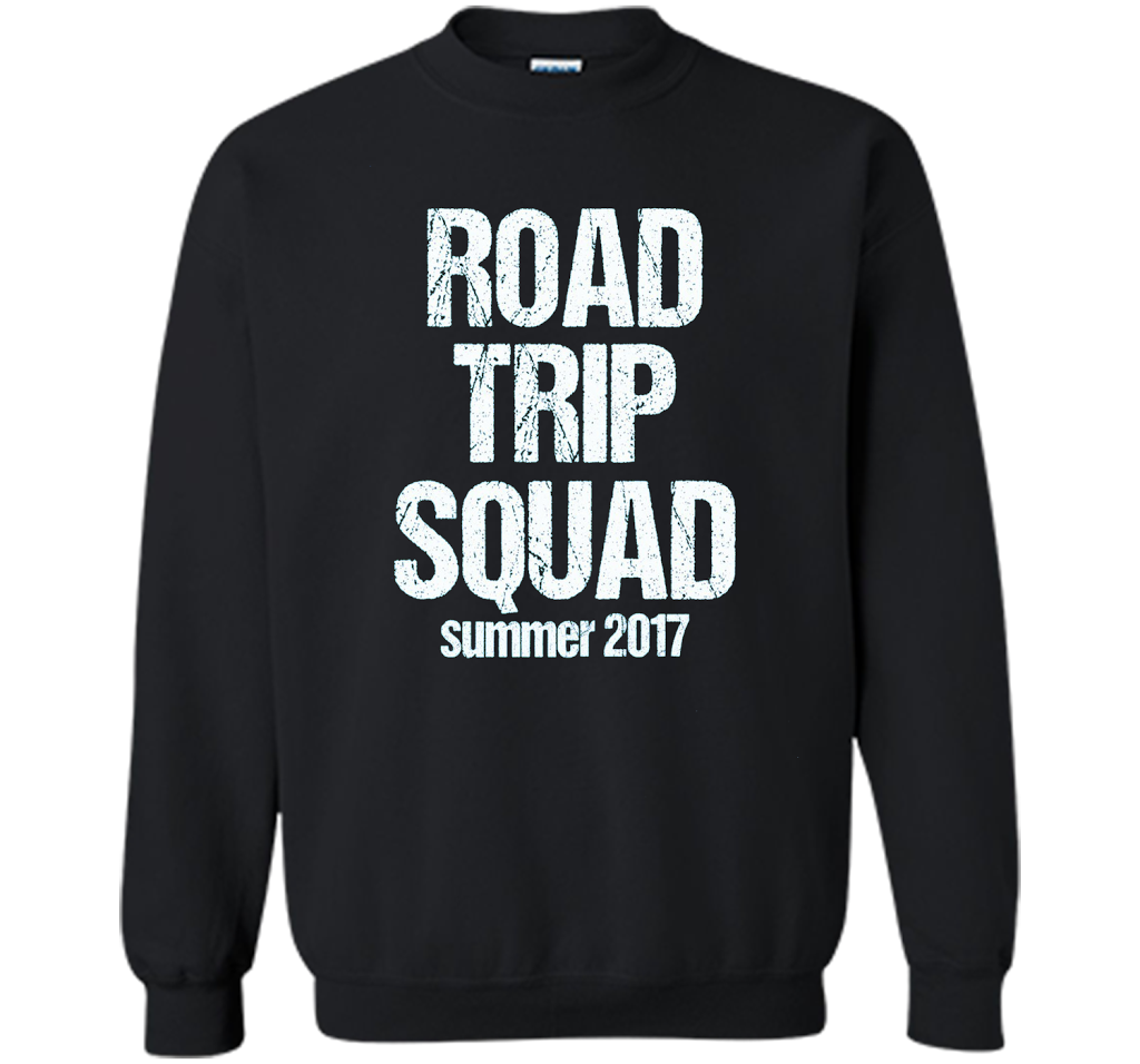 Road Trip Squad - Funny Summer Vacation T-Shirt shirt Black