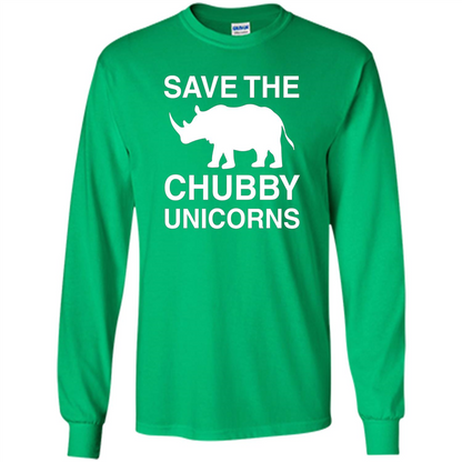 Save the Chubby Unicorns T Shirt For Men, Womens, and Kids Irish Green